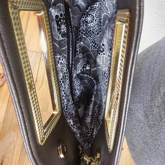 Imoshion Pewter Clutch Crossbody Purse - Picture 6 of 7